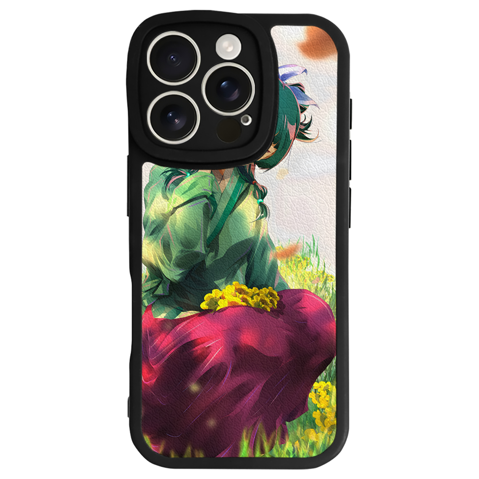 （画像用） 薬屋のひとりごと The Apothecary Diaries 【iPhone 16シリーズ対応】シリコンスマホケース（レザー調） 材質：シリコン